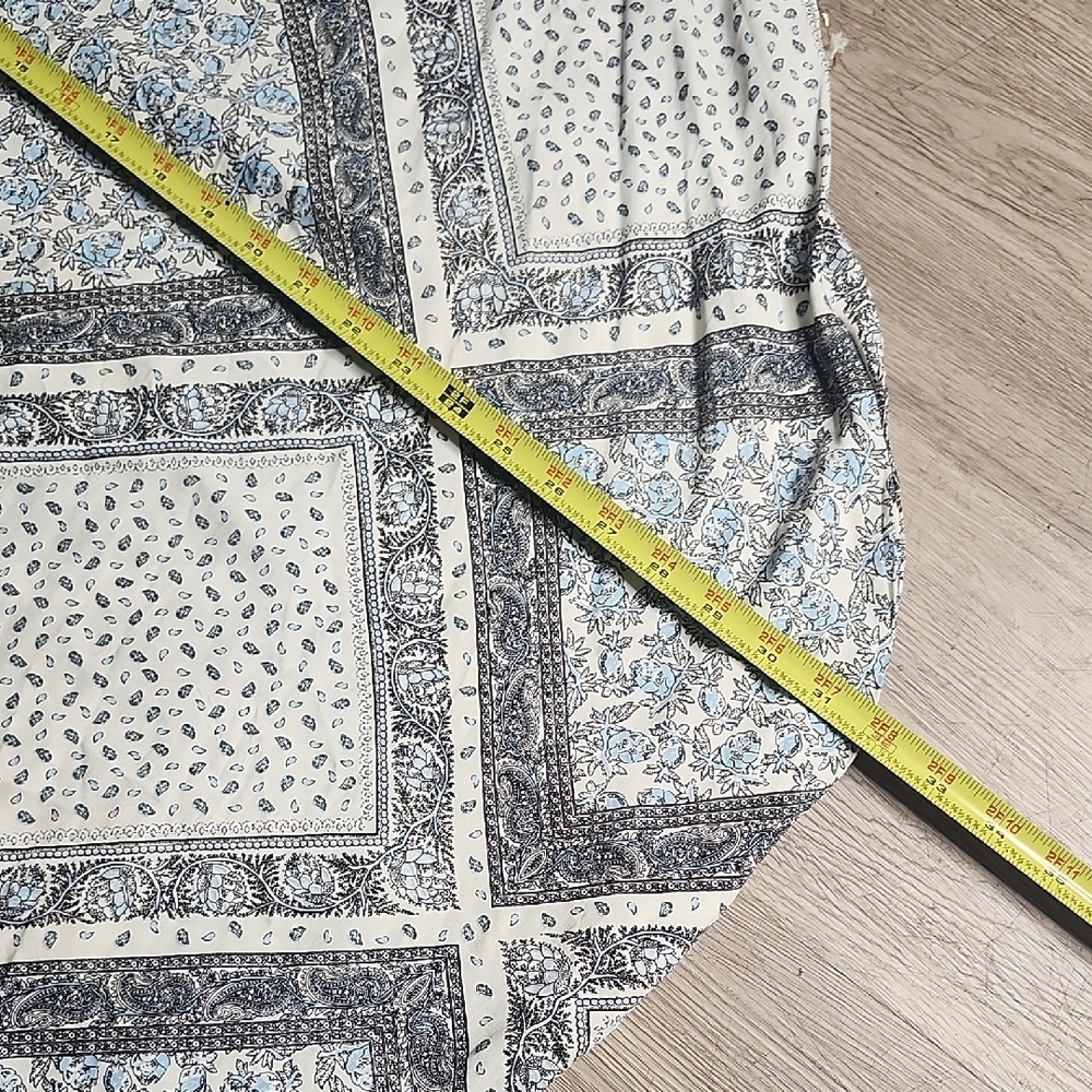 🛍 Dress Gray and White Geometric Patterned - Picture 4 of 8